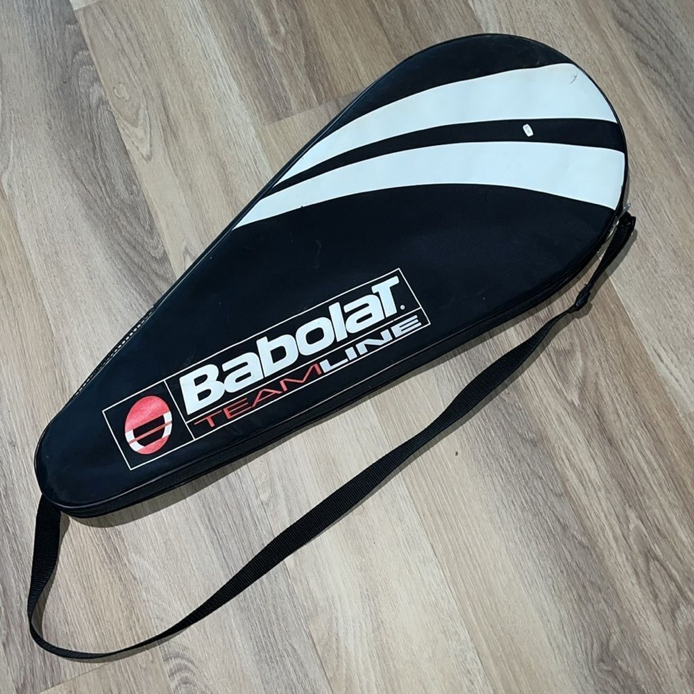 Babolat Teamline Series Tennis Single Racquet Bag single Black White Carry on